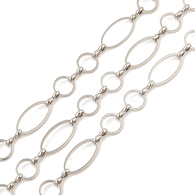 Rack Plating Brass Link Chains CHC-M026-03P-01-1