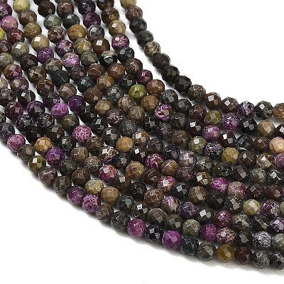 Natural Atlantisite Stichtite Beads Strands GG-CBA3921-A01-3mm-1