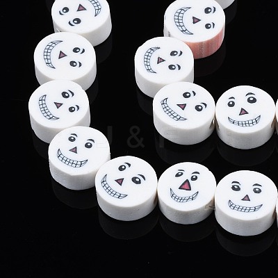 Handmade Polymer Clay Bead Strands CLAY-S096-038-1