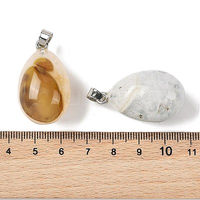 Natural Agate Pendants GG-K002-08A-09-1