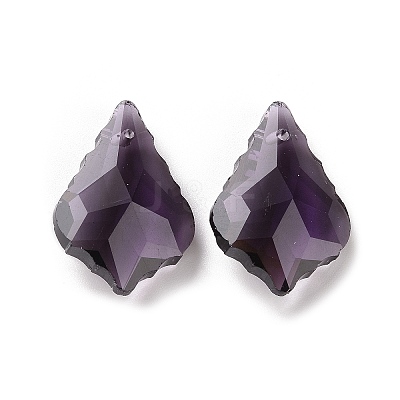 Faceted Glass Pendants GLAA-F068-C24-1