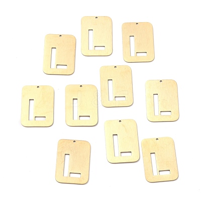 Ion Plating(IP) 304 Stainless Steel Pendants STAS-K216-49L-G-1