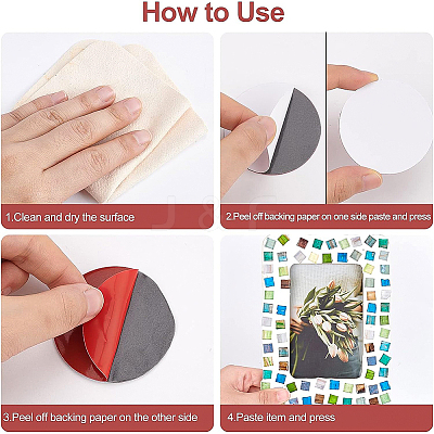 Hot Melting Acrylic Pre-cut Double Sided Acrylic Adhesive Dots Foam Tape DIY-WH0096-40-1