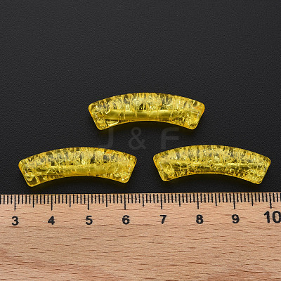 Transparent Crackle Acrylic Beads CACR-S009-001A-N81-1