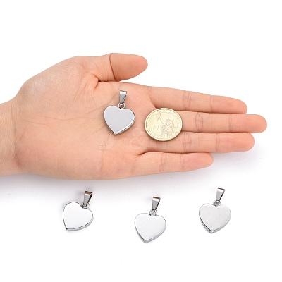 Tarnish Resistant Fashionable 304 Stainless Steel Stamping Blank Tag Pendants STAS-J002B-01-1