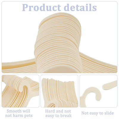 Plastic Clothes Hanger for Dog Cat AJEW-WH0248-301-1