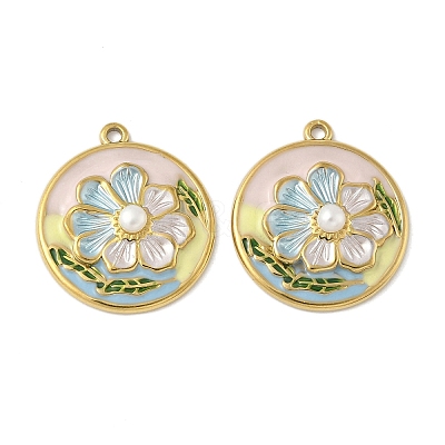 304 Stainless Steel Pendants STAS-D376-02G-02B-1