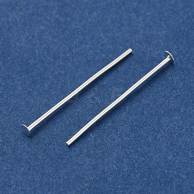 Brass Flat Head Pins KK-H502-01C-S-1