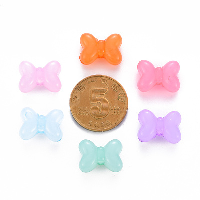 Transparent Acrylic Beads X-MACR-S373-08E-1