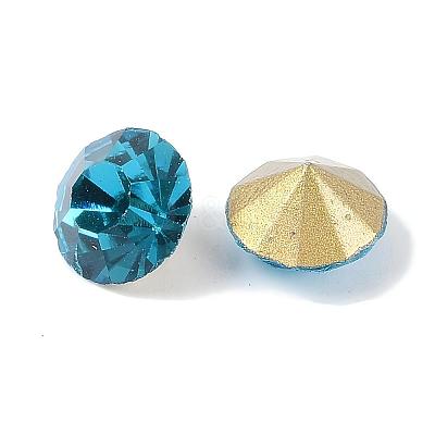 Glass Pointed Back Rhinestone RGLA-R004-8mm-07B-1