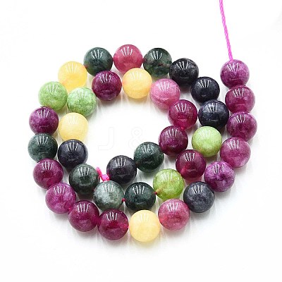 Natural Quartz Beads Strands G-N355-10mm-35-1