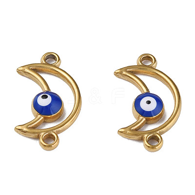 304 Stainless Steel Enamel Connector Charms STAS-N087-61-03G-1