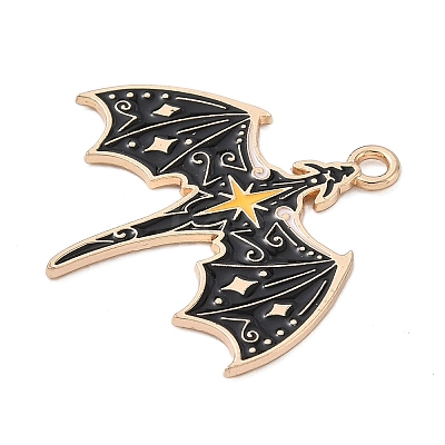 Alloy Enamel Pendants ENAM-P258-05F-G-1