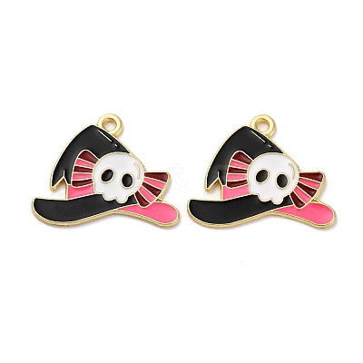 Halloween Alloy Enamel Pendants LS-STAS-I354-01G-E-1