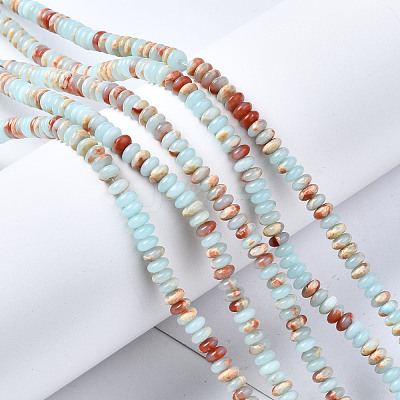 Synthetic Aqua Terra Jasper  Beads Strands G-S366-102A-1