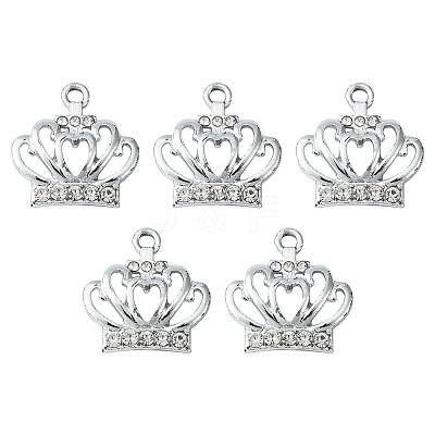 Alloy Rhinestone Pendants ALRI-YW0001-06-1
