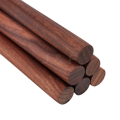 Waxed Round Wooden Sticks WOOD-OC0004-42B-1