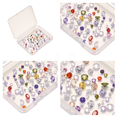 Cubic Zirconia Cabochons ZIRC-TA0001-06-1