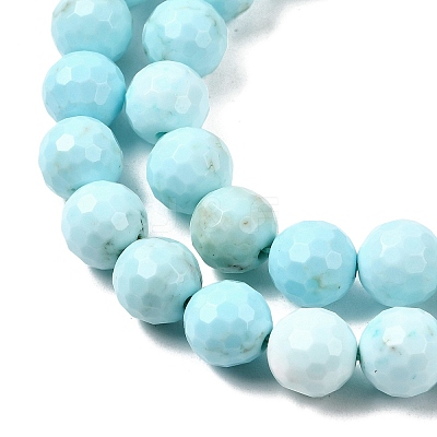 Natural Magnesite Beads Strands G-P598-E-8mm-01-1
