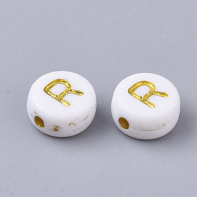 Plating Acrylic Beads PACR-R242-01R-1