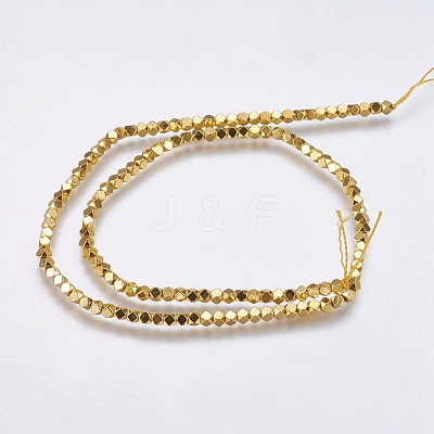 Electroplate Non-magnetic Synthetic Hematite Bead Strands X-G-K237-08I-1
