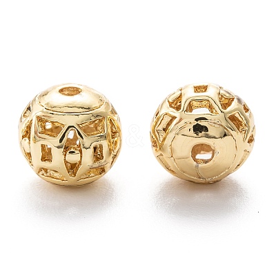 Alloy Hollow Beads X1-PALLOY-P238-26G-RS-1