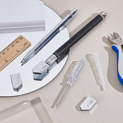 Alloy Glass Cutter Tool Sets TOOL-WH0125-114-1