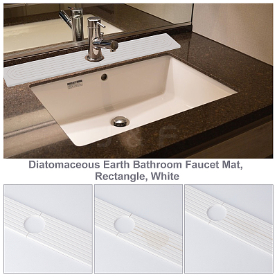 Diatomaceous Earth Bathroom Faucet Mat FIND-WH0139-816B-1