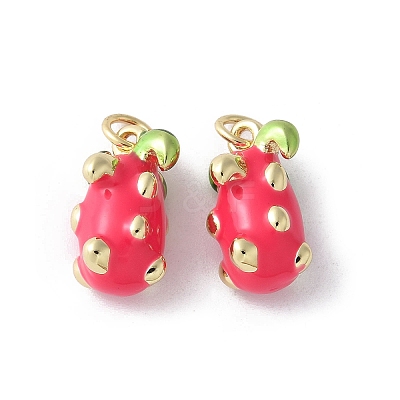 Brass Enamel Pendants KK-D336-06G-05-1