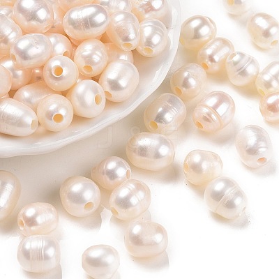 Grade B Natural Cultured Freshwater Pearl Beads PEAR-ZX002-1