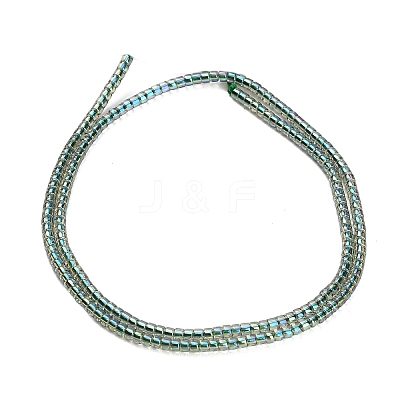 Electroplate Glass Beads Strands GL-CBAA615-01E-1