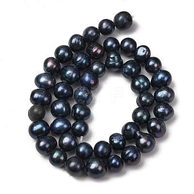 Natural Cultured Freshwater Pearl Beads Strands PA-CBABE82-07-1