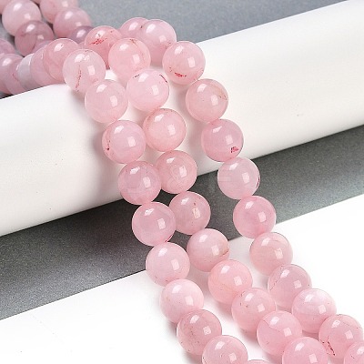 Natural Rose Quartz Beads Strands G-F591-04-12MM-1