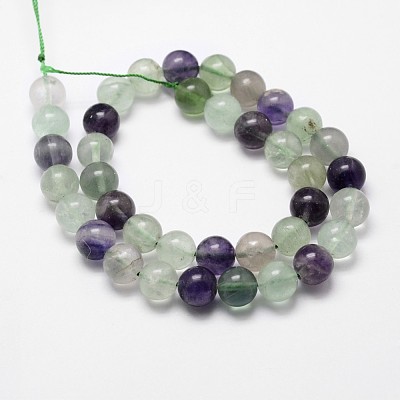 Natural Fluorite Bead Strands X-G-D840-56-6mm-AB-1
