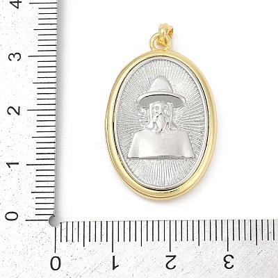 Brass Pendants KK-U062-21G-1