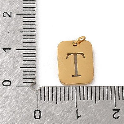 304 Stainless Steel Charms LS-STAS-R001-01G-T-1