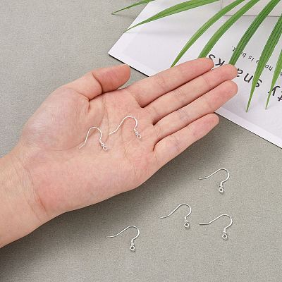 925 Sterling Silver Earring Hooks STER-K167-050S-1