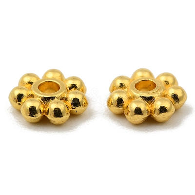 Alloy Beads Daisy Spacer Beads LF1249Y-01G-RS-1