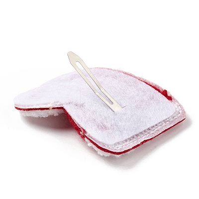 Christmas Hat Cloth Snap Hair Clips PHAR-G003-09-1