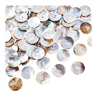 100Pcs Natural Akoya Shell Buttons BUTT-PH0001-41C-1