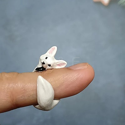 Alloy Enamel Cuff Open Rings WGBCF22-02-1