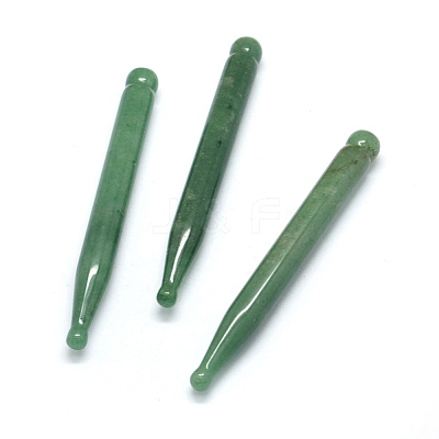 Natural Green Aventurine Massage Sticks G-O175-03B-1