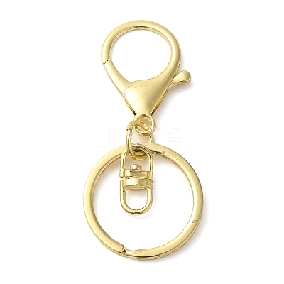 Alloy Keychain Clasp Findings KEYC-D050-03G-1