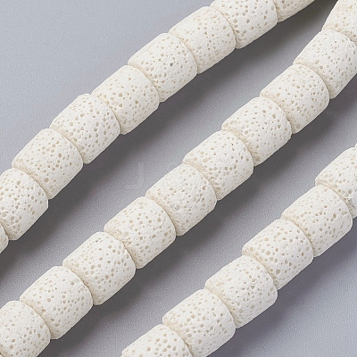 Natural Lava Rock Beads Strands G-F671-04B-01-1
