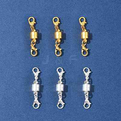 12Sets 2 Colors Brass Magnetic Clasps Converter KK-FS0001-95-1