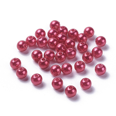 Imitation Pearl Acrylic Beads PL608-13-1