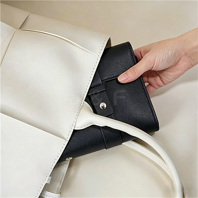 1Pc PU Leather Earring Organizer Book ABAG-CL0001-71-1