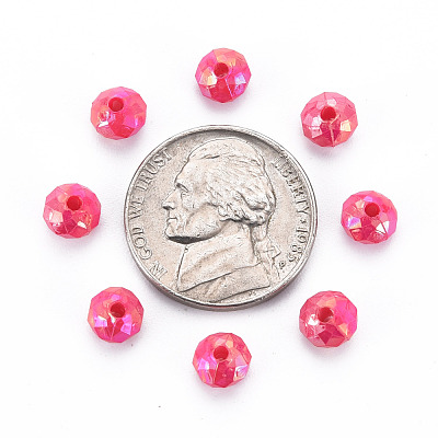 Opaque Acrylic Beads MACR-Q239-018C-09-1