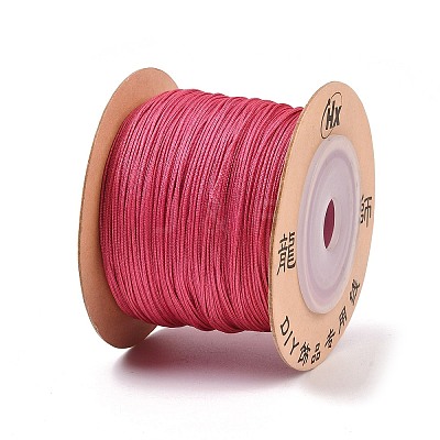 Nylon Braided Cord for Woven Jewelry Making Macrame Craft NWIR-D055-0.6mm-18-1