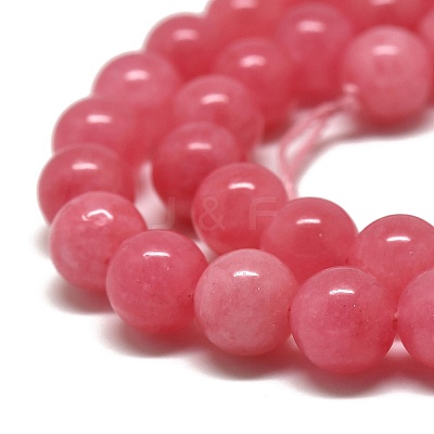 Natural Chalcedony Beads Strands G-S333-8mm-007-1
